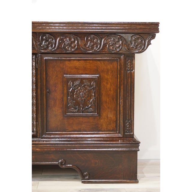 Antique Oak Buffet, 1890s For Sale - Image 12 of 16