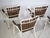 Wood Mid-Century Modern Danish Garden Chairs in Metal and Teak, 1960s, Set of 7 For Sale - Image 7 of 15