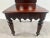 Brown Antique English Gothic Revival Carved Oak Hall Chair With Pierced Tracery Back For Sale - Image 8 of 12