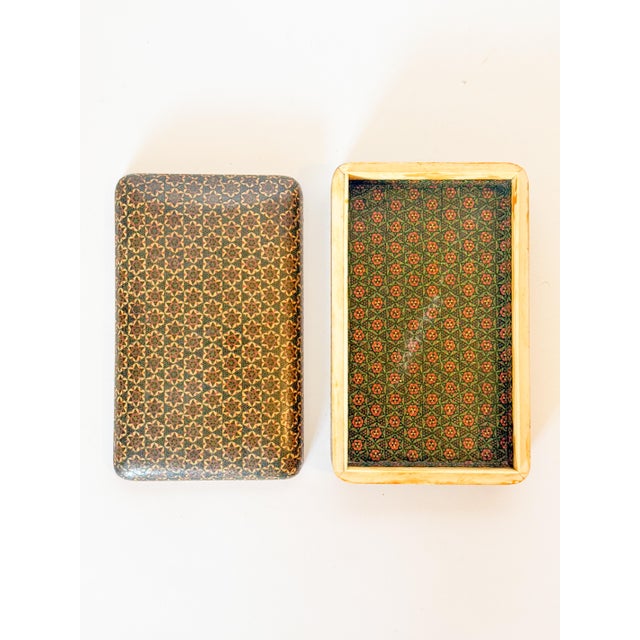 Early 20th Century Early 20th Century Indo Persian Micro Mosaic Box For Sale - Image 5 of 10
