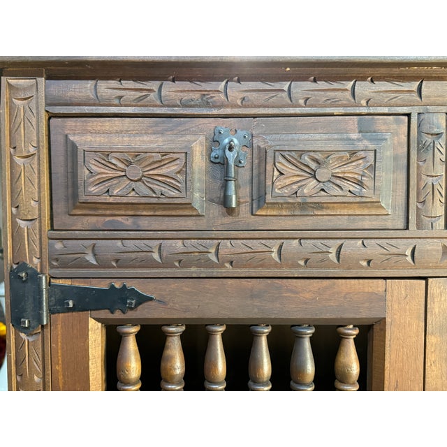 Early 20th Century Antique Spanish Cedar Cabinet - Small For Sale In Miami - Image 6 of 11