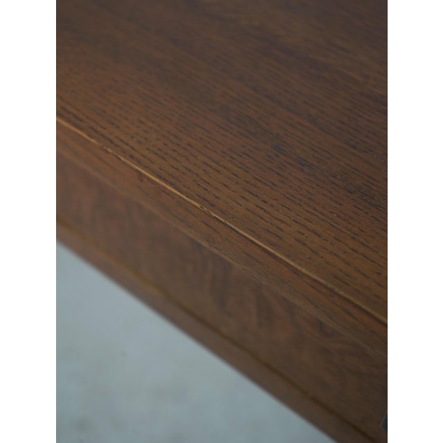 Stickley Mission Oak Spindle Side Office Desk For Sale - Image 15 of 18