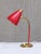 Vintage Norwegian Adjustable Table Lamps in Red Metal and Brass, 1960s, Set of 2 For Sale - Image 9 of 17
