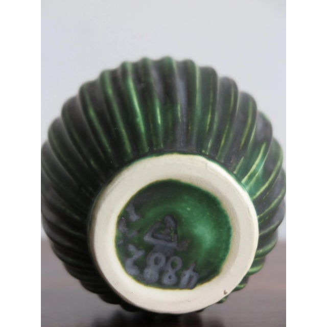 1940s Scandinavian Ceramic Vases by Michael Andersen, 1940s, Set of 2 For Sale - Image 5 of 10