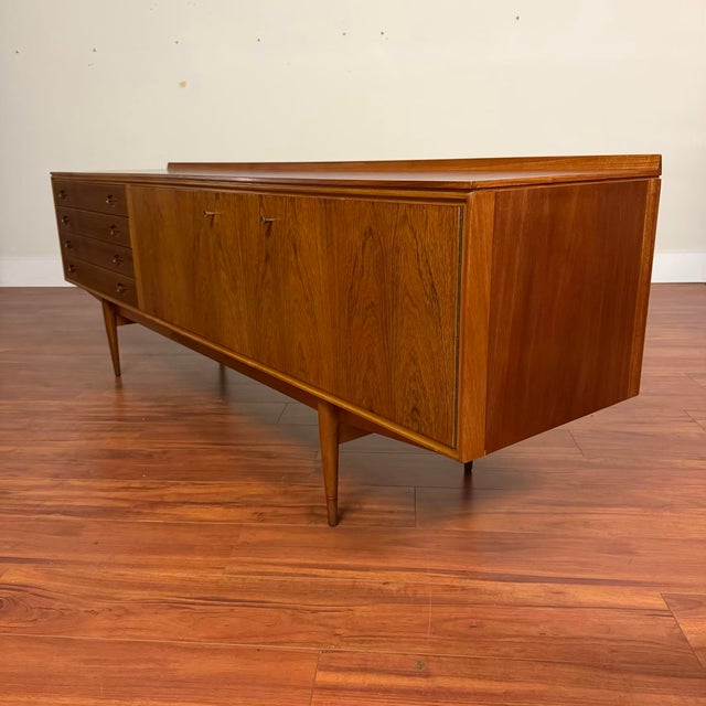 Robert Heritage Robert Heritage Vintage Long Teak Sideboard For Sale - Image 4 of 13