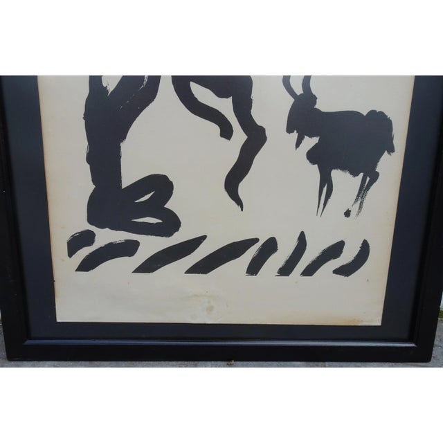 1950s Pablo Picasso, The Flute Player, 1959, Original Lithograph For Sale - Image 5 of 14