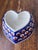 Ceramic Late 20th Century Polish Pottery Boleslawiec Heart Shaped Bowls - Set of 2 For Sale - Image 7 of 7