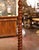 Mid-Century French Louis XIII Style Spiral-Turned Cherry and Metal Hall Tree For Sale In Dallas - Image 6 of 7