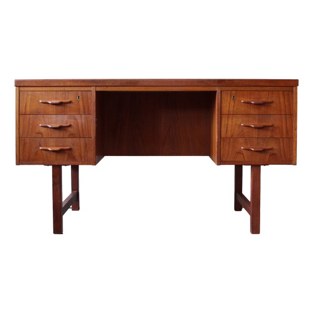 Vintage Danish Desk in Teak, 1960s For Sale