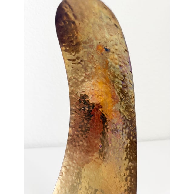 1950s Carl Auböck Style Brass Scoop Candle Holders - A Pair For Sale - Image 13 of 14