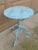 Early 20th Century Antique French Country Round Painted Walnut Side Table, Early 20th Century For Sale - Image 5 of 10