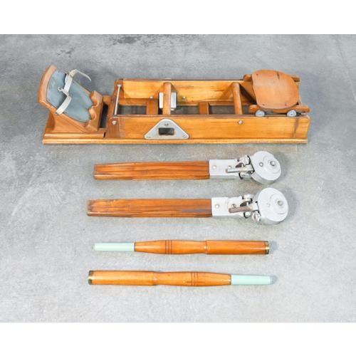 Vintage Lamborghini Rowing Machine in Beech For Sale - Image 15 of 18