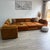 Selig Vintage Selig of Monroe Playpen Modular Conversation Pit Sectional in Original Rust Velvet For Sale - Image 4 of 18