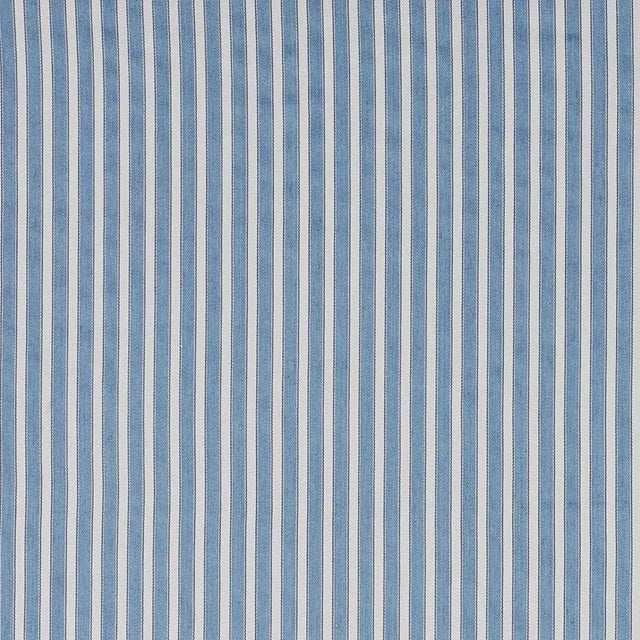 Schumacher's cotton and linen Antique Ticking Stripe is everything you want in a classic, go-to fabric: it's crisp, fresh...
