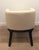 West Elm Pair of West Elm Oliver Modern Barrel Chairs in Cream For Sale - Image 4 of 8