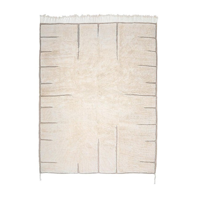 Large Hand-Knotted Wool Rug by Azele Studio For Sale - Image 10 of 10