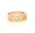 Yellow Sapphire Band 14 Karat Rose Gold by Roshe Jewels, 2.46 Carats This ring has 90 Natural Round Cut Yellow Sapphires...