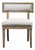 Four Hands Furniture Carter Contemporary Modern White Washed Oak Dining Side Chair For Sale