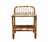 Wood Rattan and Bamboo Bedside Table with a Brass Shelf, Italy, 1960s For Sale - Image 7 of 7
