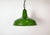 Industrial green enamel factory pendant light made by Jackson Electric Co. Chicago, Illinois in United States during the...