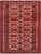 1940s 1940s Balouch Wool Area Rug, 3'11" X 5' 4", Red For Sale - Image 5 of 5