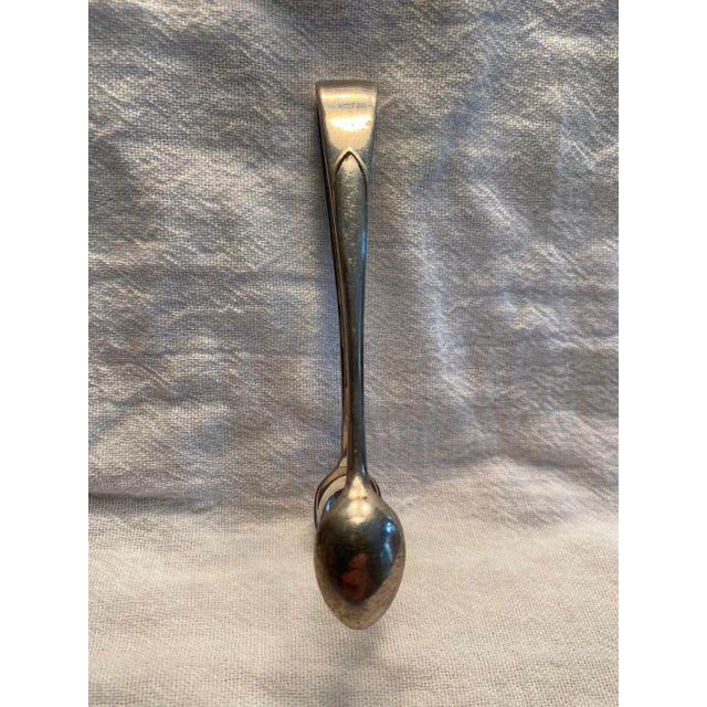 Silver Antique Silver Plate Sugar Nips / Tongs Made in England For Sale - Image 8 of 8