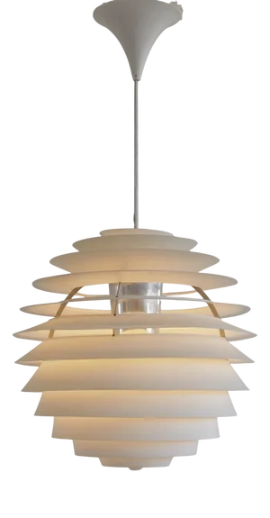 Large Ph Louvre Pendant by Poul Henningsen for Louis Poulsen, 1970s