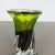 Large Green & Brown Hand Blown Crystal Glass Vase from Joska, Germany, 1970s For Sale - Image 6 of 15