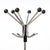 1970s Postmodern Atomic Hat & Coat Rack Stand (1) For Sale - Image 4 of 8