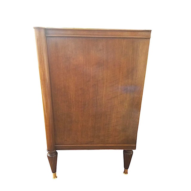 Wood Art Deco Curved Chest of Drawers For Sale - Image 7 of 13