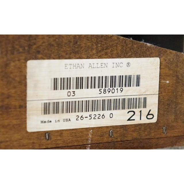 Ethan Allen Country French Collection 26" Cabinet Nightstand 26-5226 - 216 Bordeaux Finish For Sale - Image 15 of 15