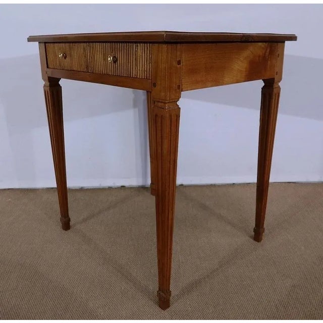 Small Louis XVI Style Table in Solid Cherry, Early 1800s For Sale - Image 10 of 18