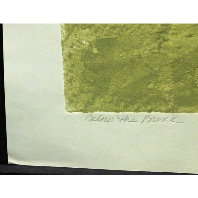 1970s Lin Carte Anderson, Below the Brine, Original Art Etching on Paper For Sale - Image 5 of 6