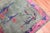 Pink Green Antique Chinese Art Deco Foyer Size Carpet - 6' x 8'6" For Sale - Image 4 of 18