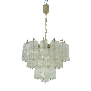 Mid-Century Cortex Murano Glass Chandelier by Toni Zuccheri for Venini, 1960s For Sale