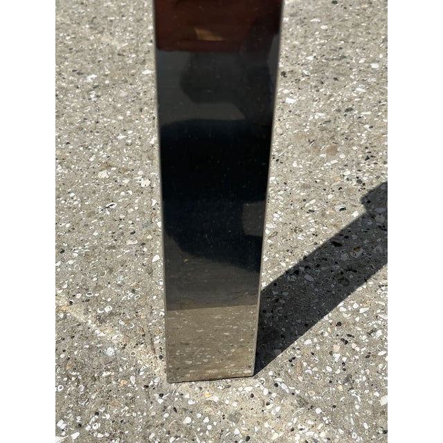 Modern Chrome Display Easel or Tv Stand For Sale - Image 10 of 10