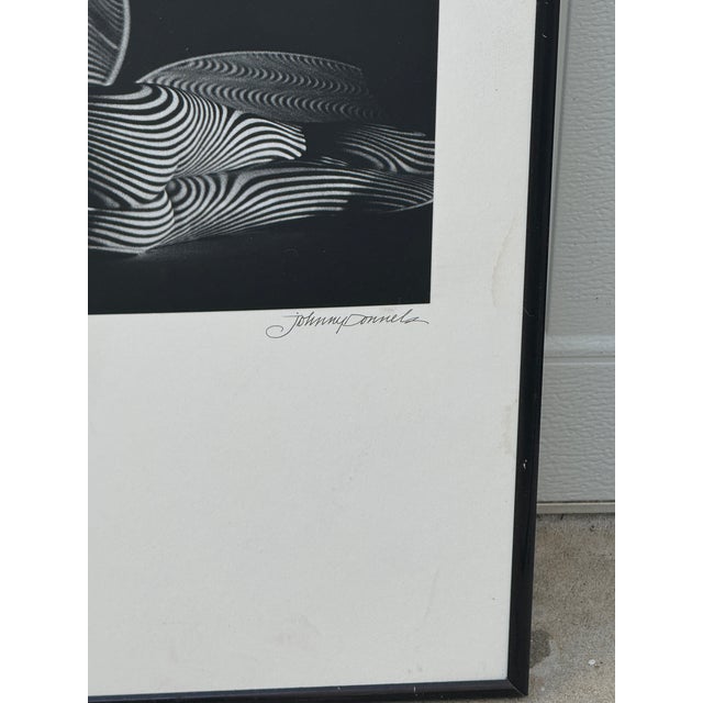 Vintage Framed Johnny Donnels Black and White Photograph For Sale - Image 4 of 7