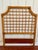 Wood Vintage Bamboo Rattan Twin Headboard Coastal Palm Beach Style For Sale - Image 7 of 8