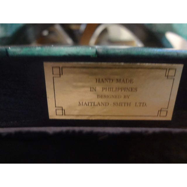 Late 20th Century Vintage Maitland - Smith Tessellated Stone Klismos Chair For Sale - Image 11 of 12