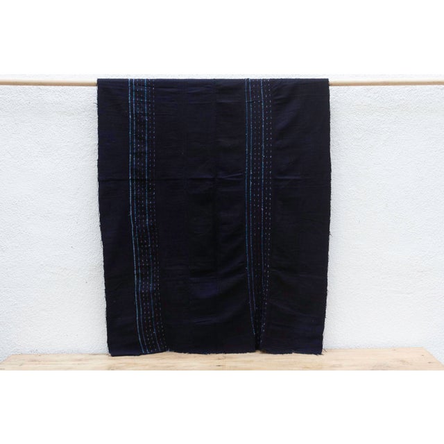 African Bluvia Indigo Mud Cloth For Sale - Image 3 of 6