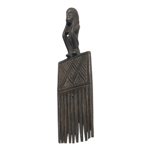 Hemba Wedding Comb W/ Seating Figure Congo 8.5