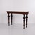 Wall or Console Table in Mahogany with Carved Round Legs, 1880s For Sale - Image 9 of 10