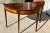 Wood 18th C Style George III Mahogany Inlaid Demilune Table by Burton-Ching For Sale - Image 7 of 7