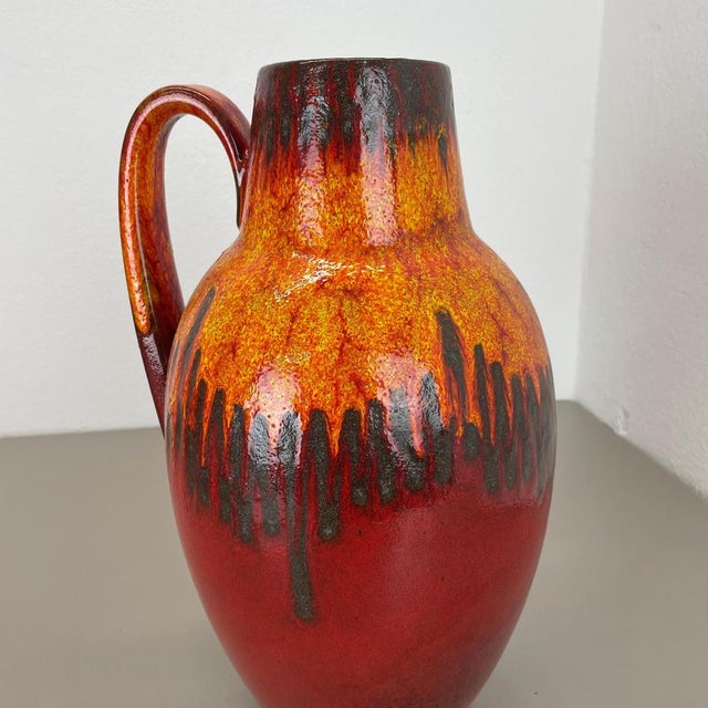 Large Pottery Fat Lava Lora-Style 279-38 Floor Vase from Scheurich, 1970s For Sale - Image 14 of 18