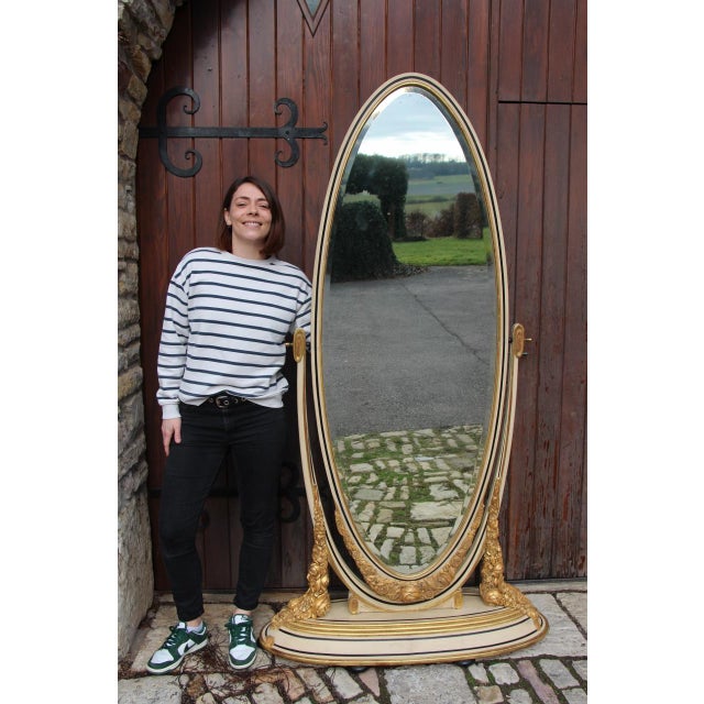 Art Deco Mirror by Maurice Dufrene, 1918, in Very Good conditions. Designed 1890 to 1919 I have official proof of...