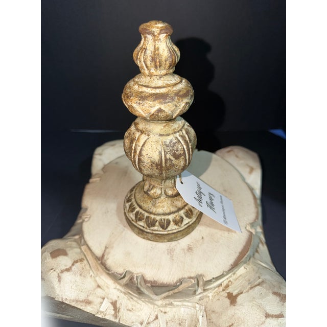 Boho Chic Celestial Meets the Sea Wooden Object For Sale - Image 3 of 3