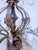1950s Decorative Black and Bronze Chandelier For Sale - Image 4 of 9