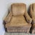Pair of Sherrill Velvet-Damask Skirted Lounge Chairs For Sale In Raleigh - Image 6 of 16