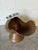 Copper Hammered Copper Firewood Holder With Ceramic Handles Vintage Mid-Century Modern 1960s For Sale - Image 8 of 11