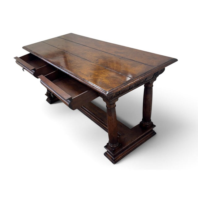 Late 20th Century John Richard European Crossroads Console Table or Kitchen Island For Sale - Image 5 of 16